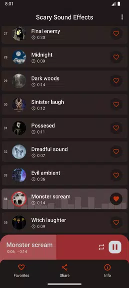 Scary sound effects Screenshot4