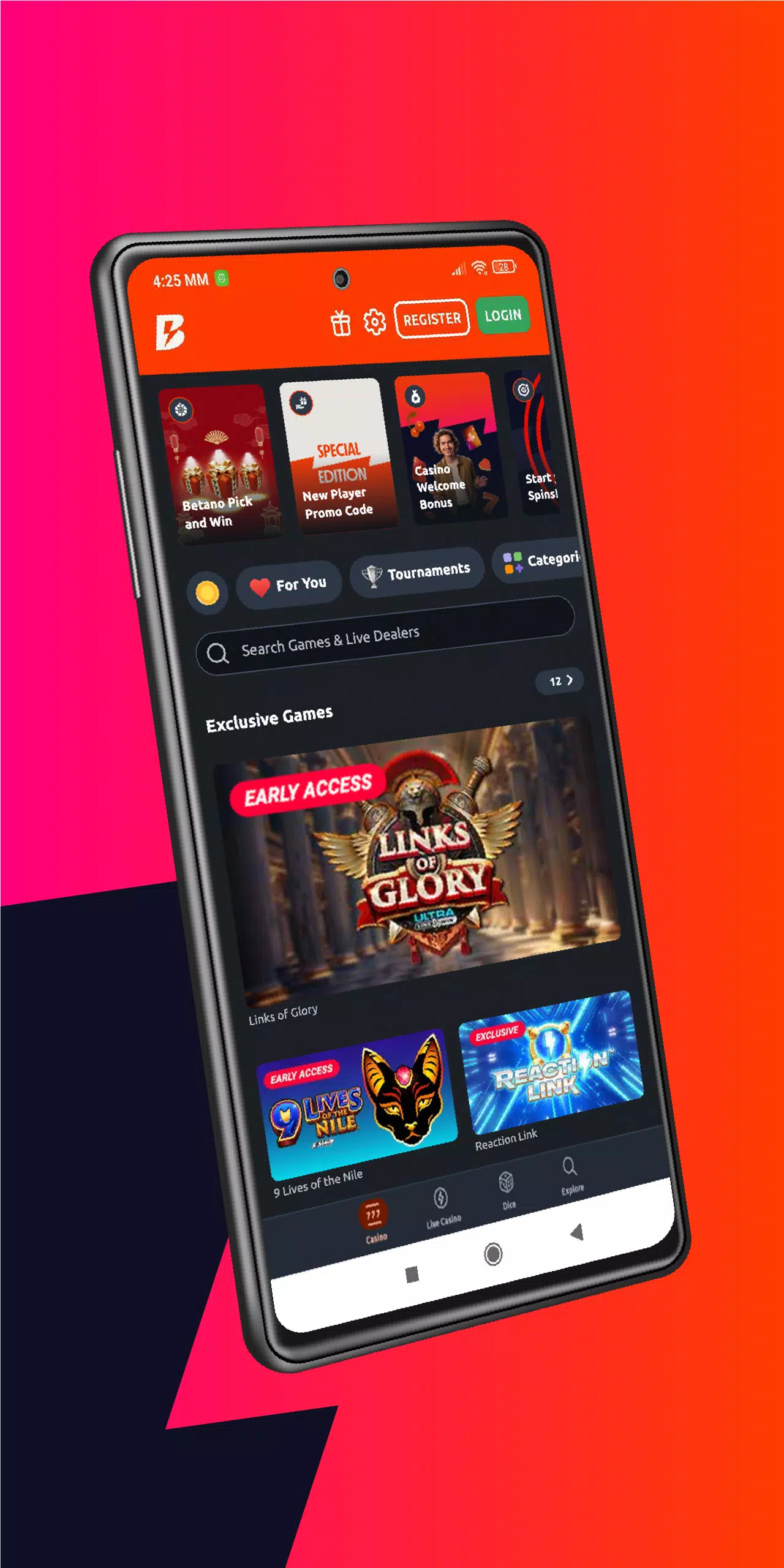 Betano - Online Casino Screenshot1