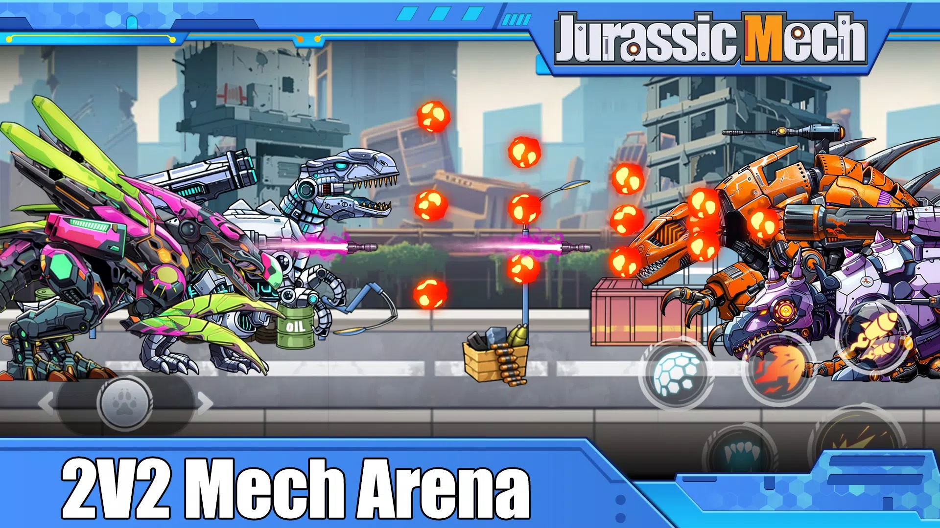 Jurassic Mech: Dinosaur War Screenshot8