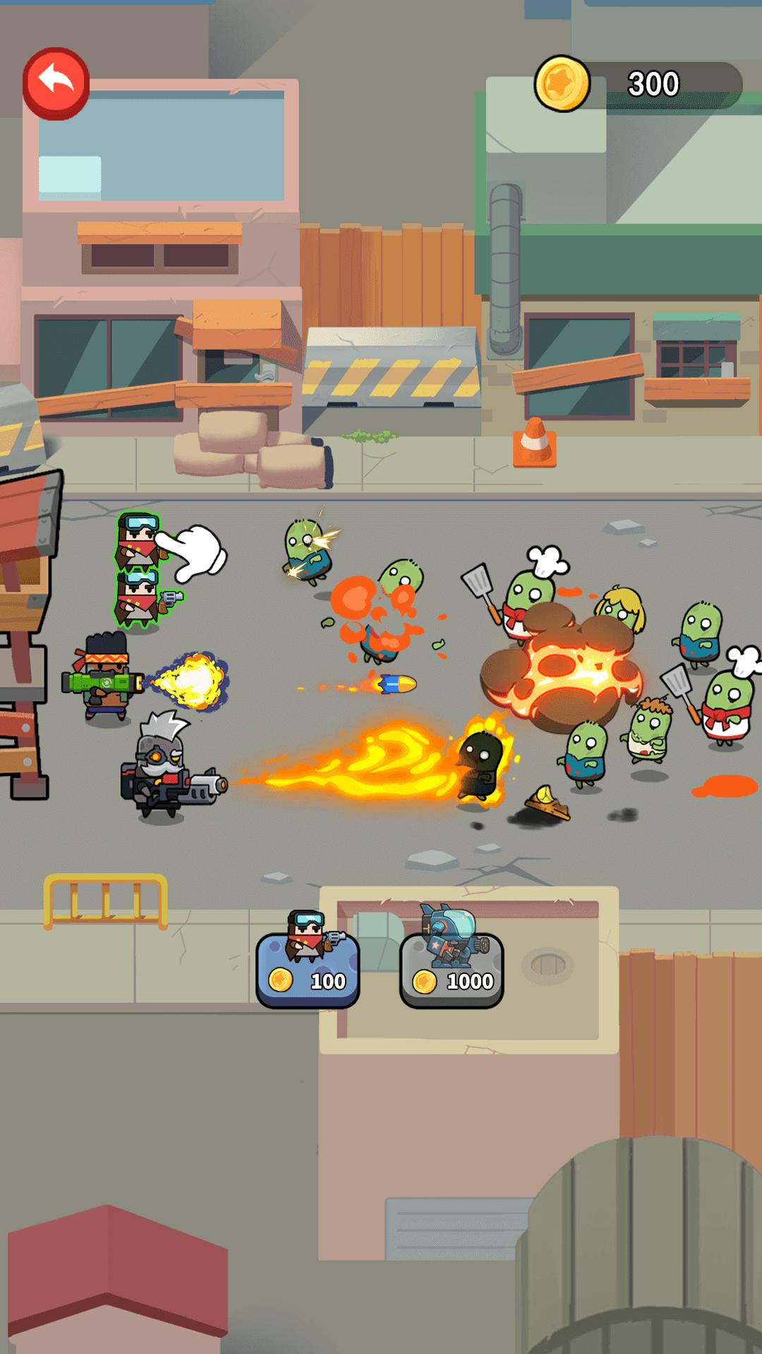 Merge Army VS. Zombies Screenshot1