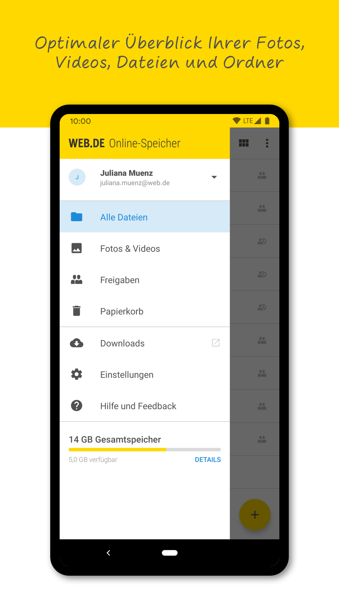 WEB.DE Screenshot3