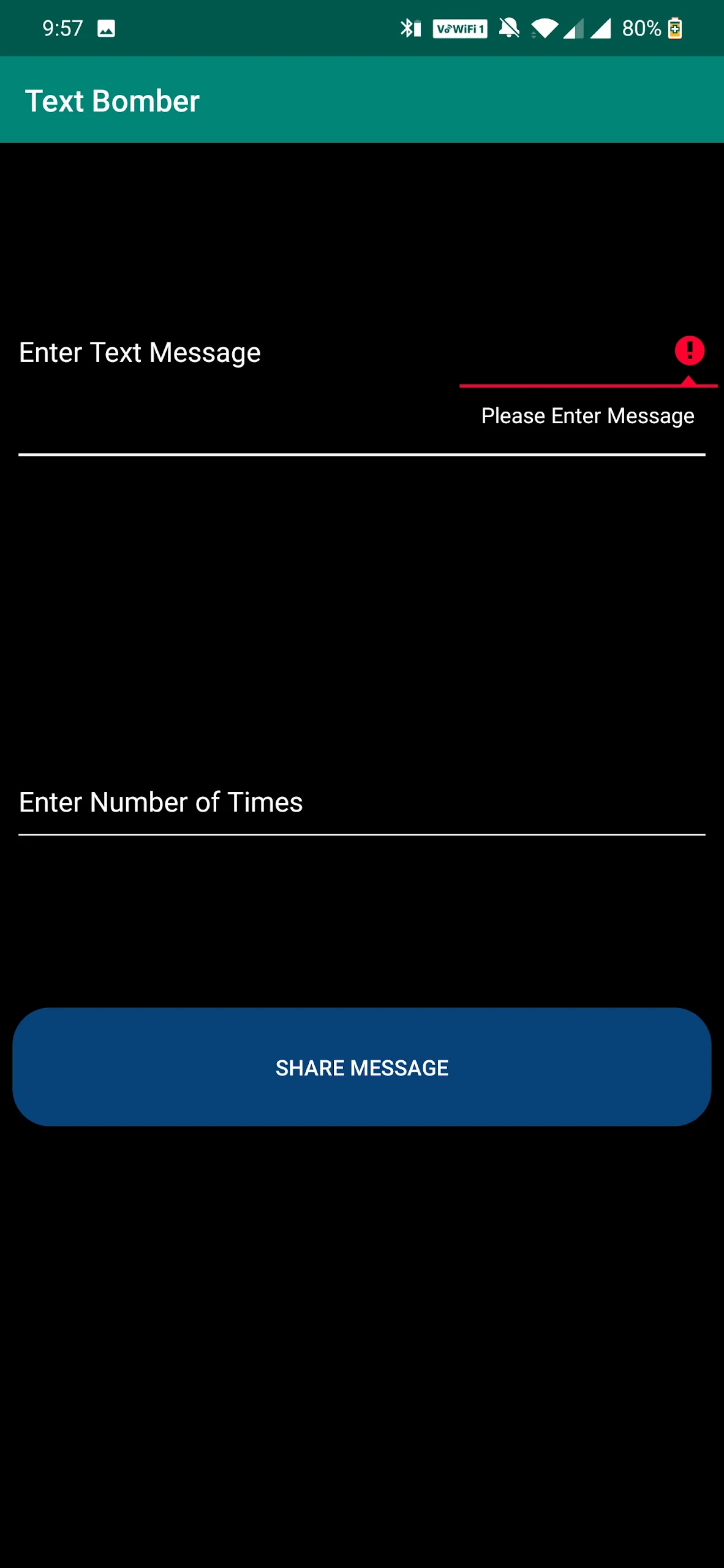 Text Bomber Screenshot1