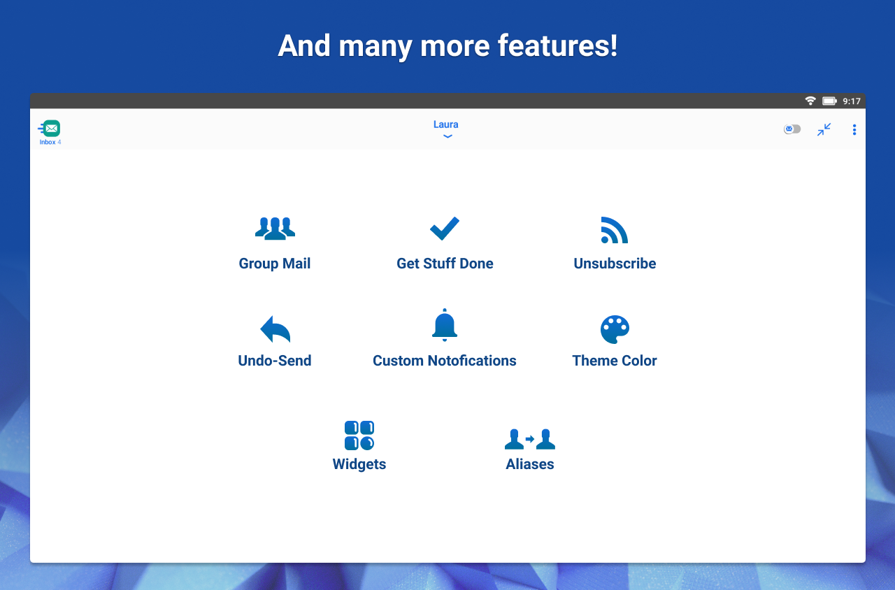 Email Blue Mail - Calendar Screenshot10
