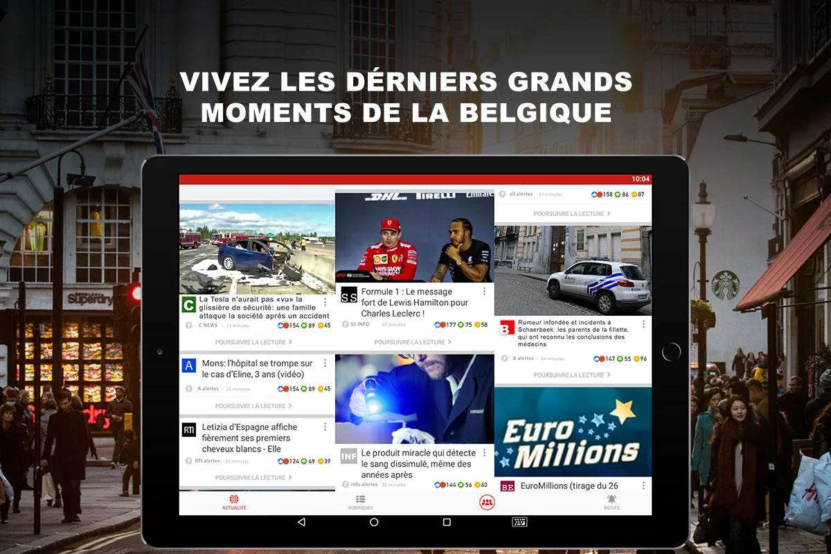 Alertes info Belgique Screenshot10