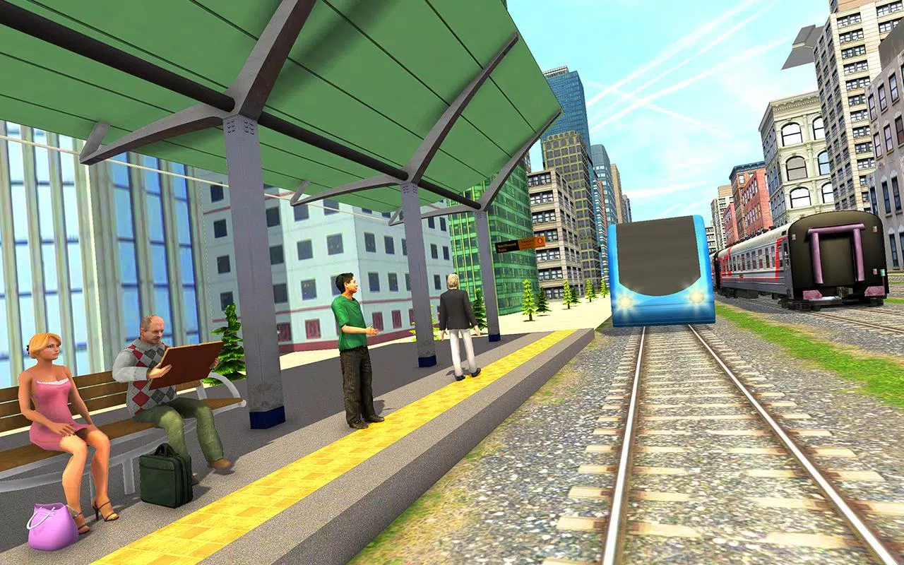 Driving Metro Train Sim 3D Screenshot5