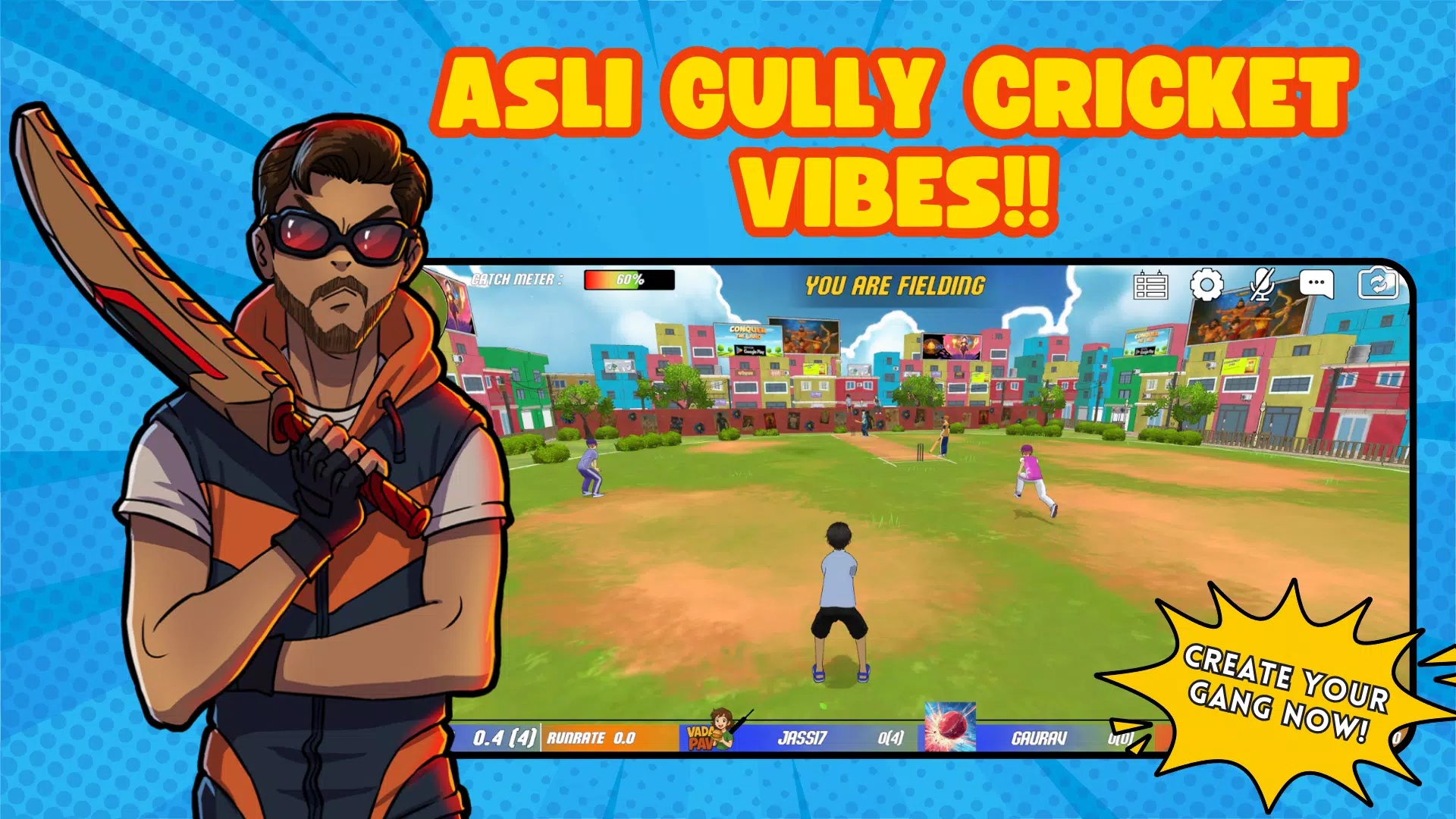 GULLY GANGS: STREET CRICKET Screenshot1
