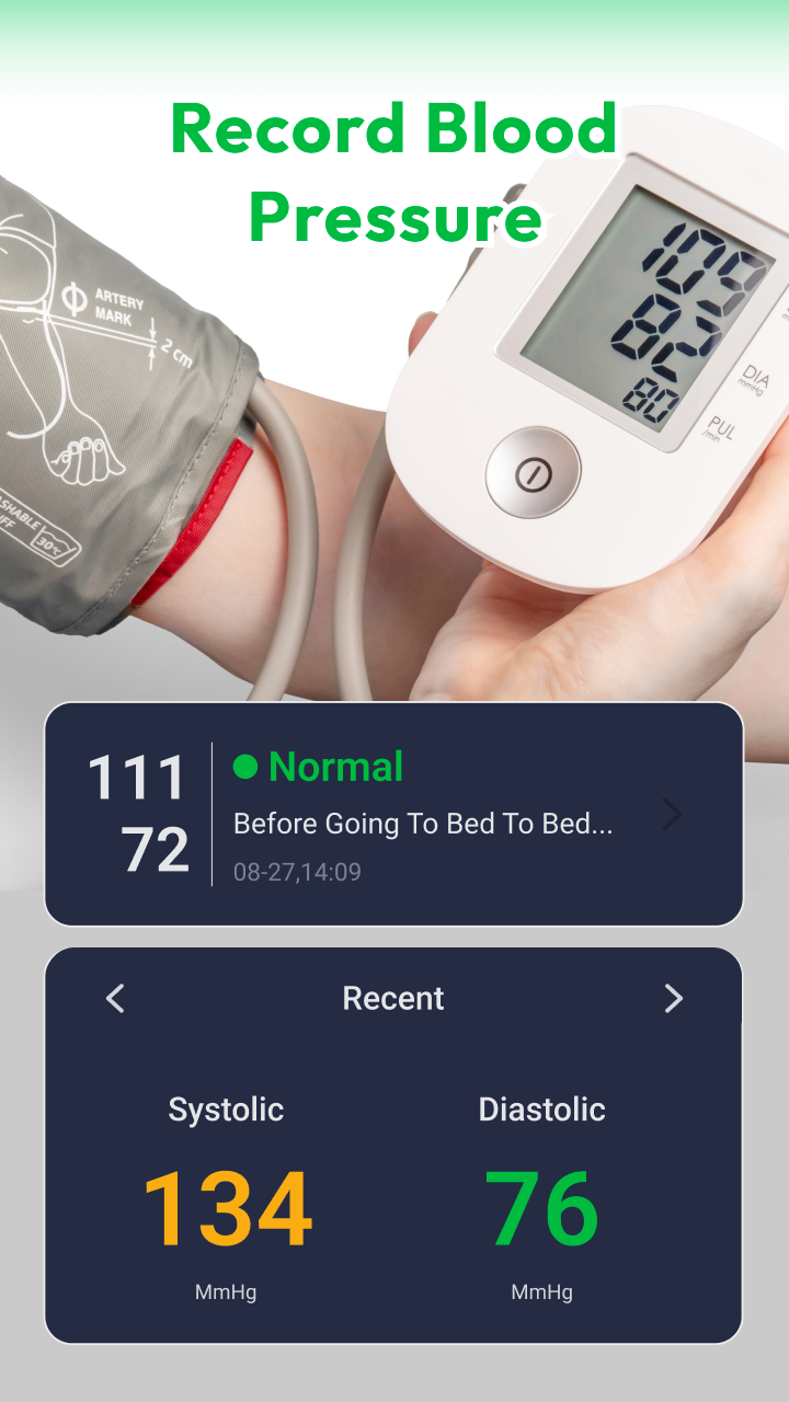 Blood Pressuer App Screenshot1