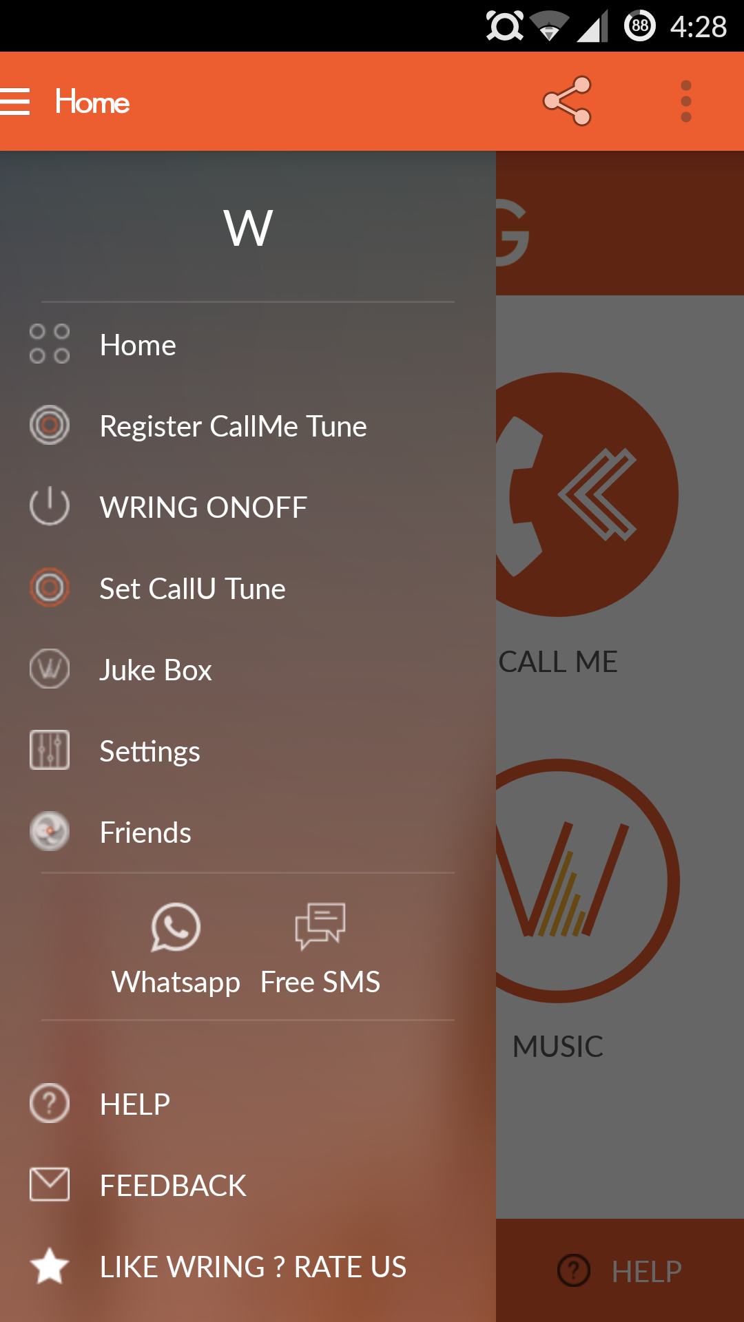 Wring Free Caller Tunes Screenshot4