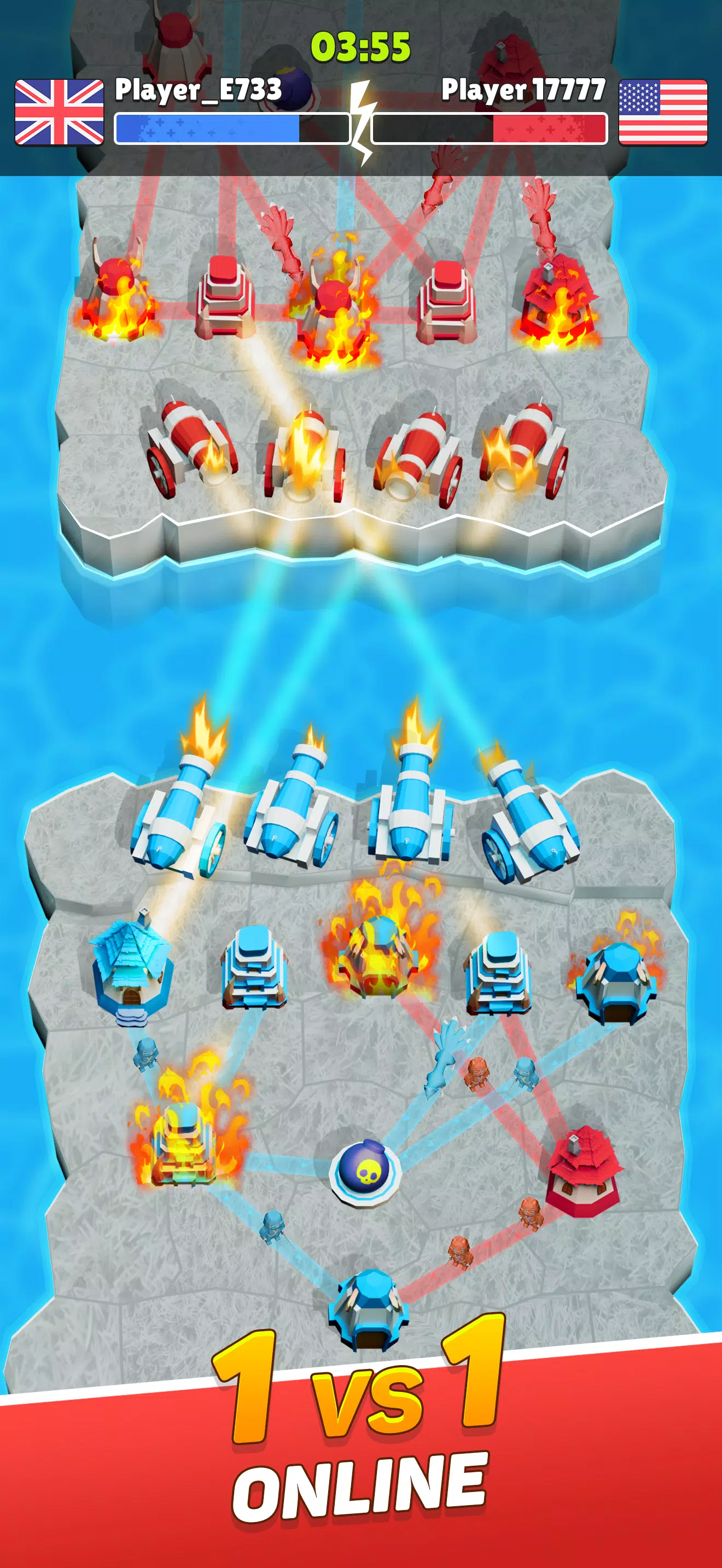 Connect Towers - Islands War Screenshot8