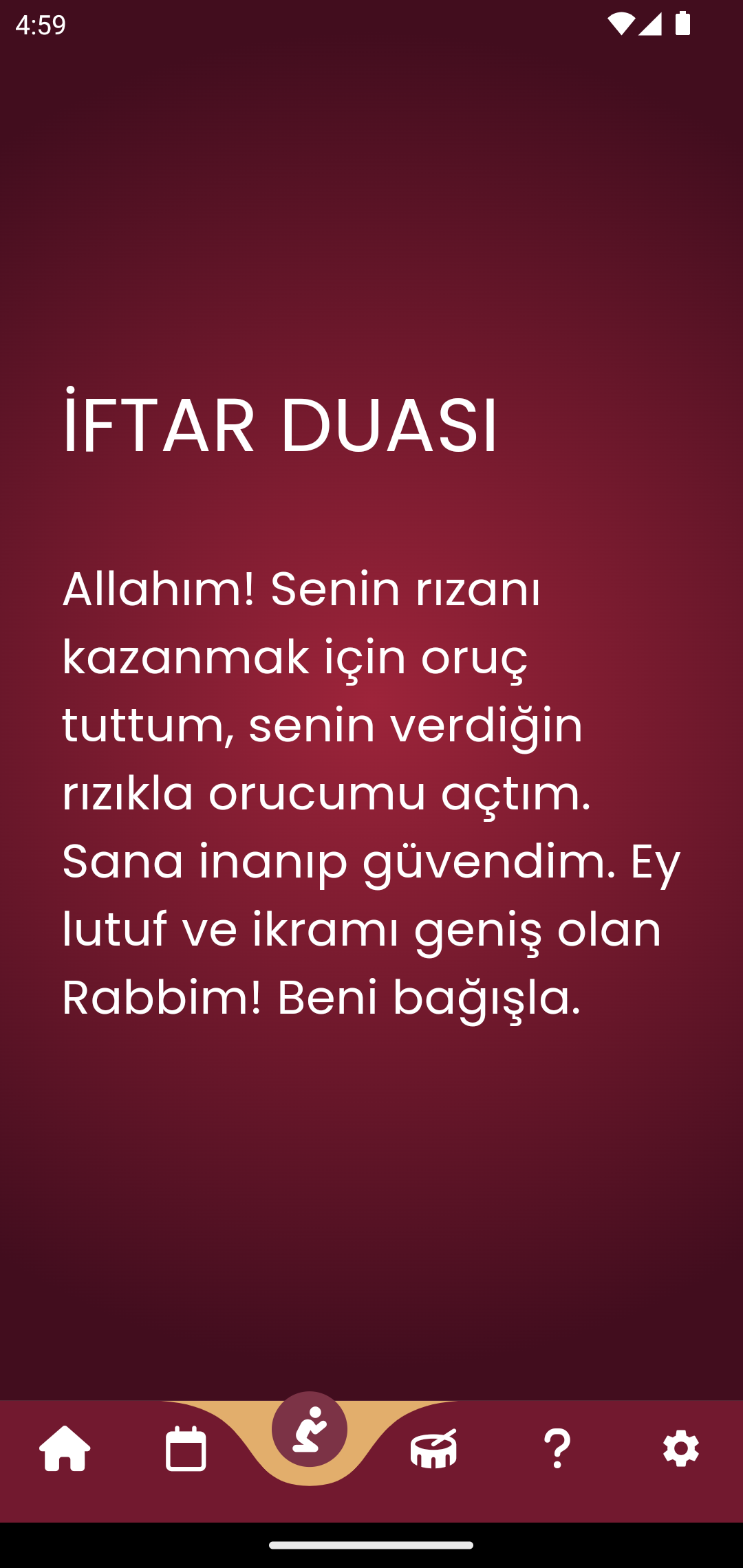 Ramazan İmsakiyesi 2025 Screenshot3