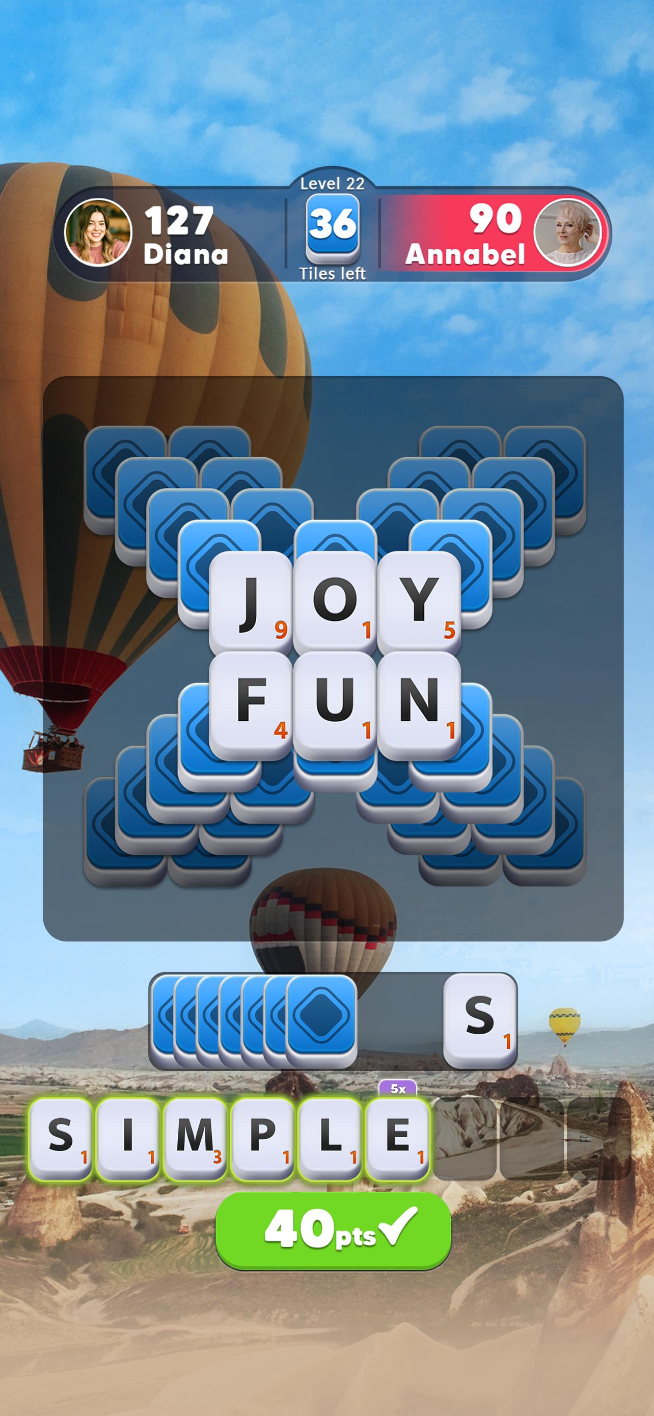 Word Tiles GO Screenshot3