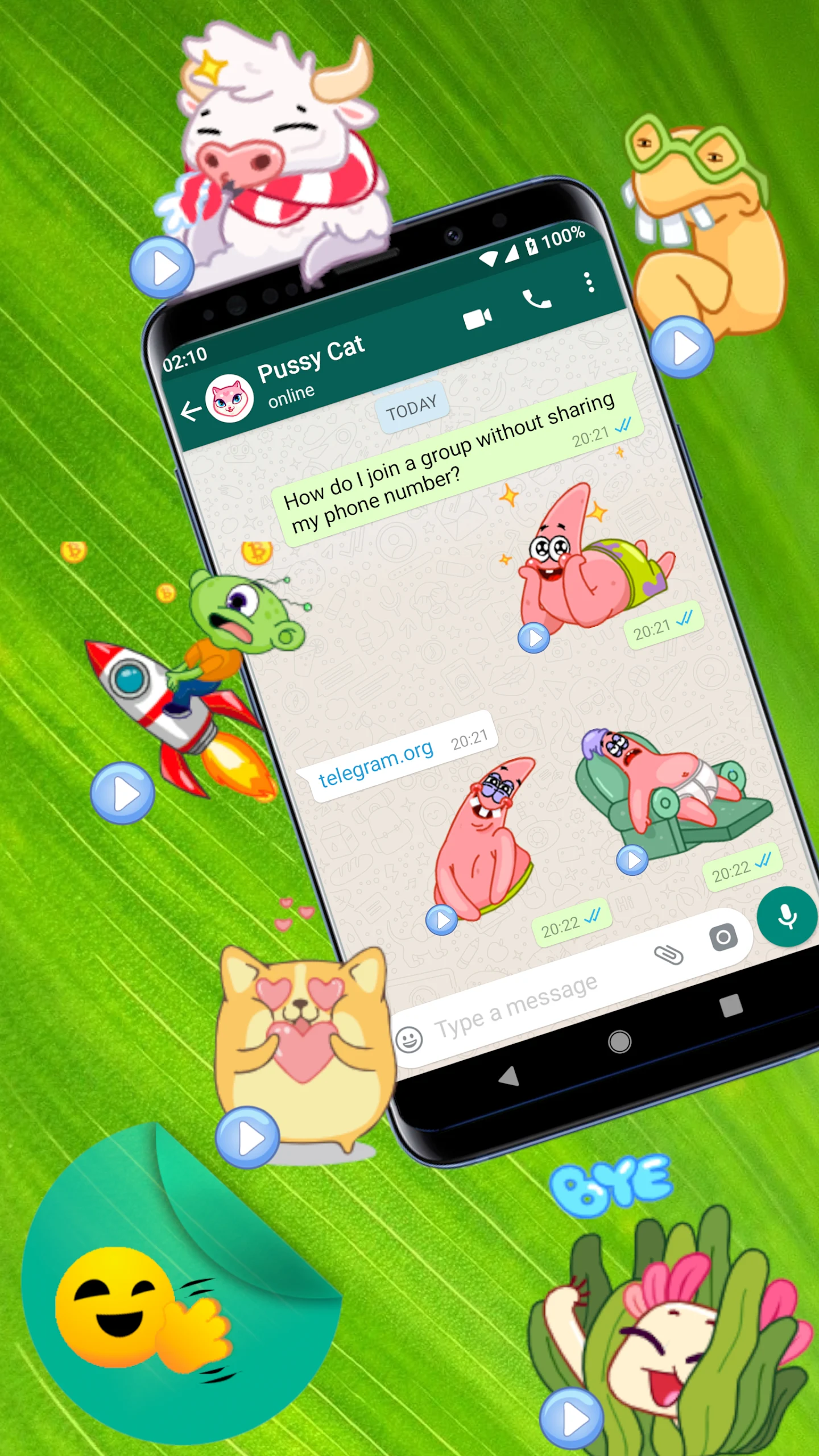 WASticker Moving Stickers Screenshot2