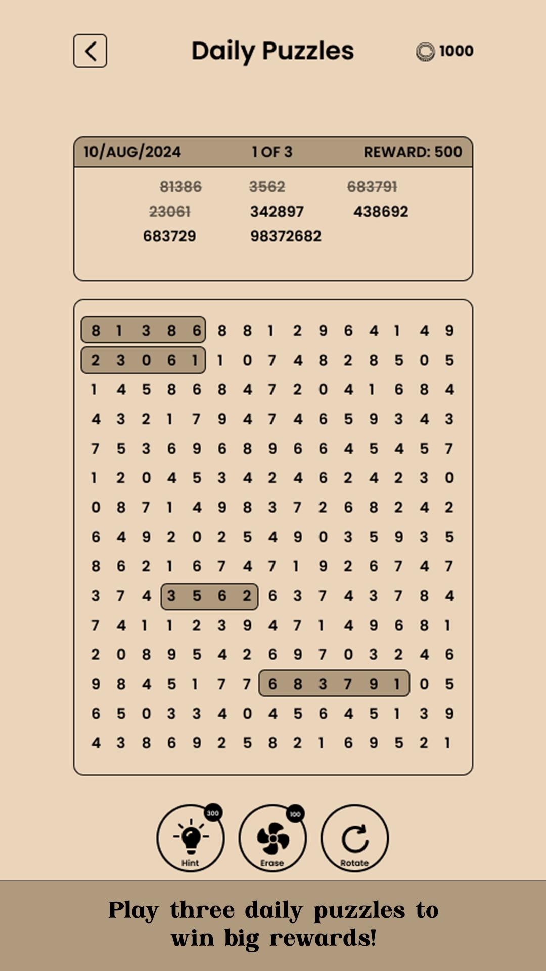 Number Search - Hardest Game Screenshot5