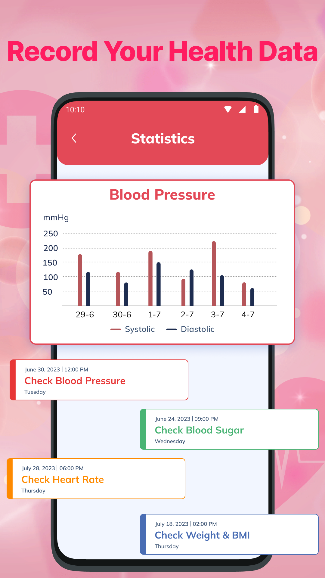 Blood Pressure App: Bp Log Screenshot4