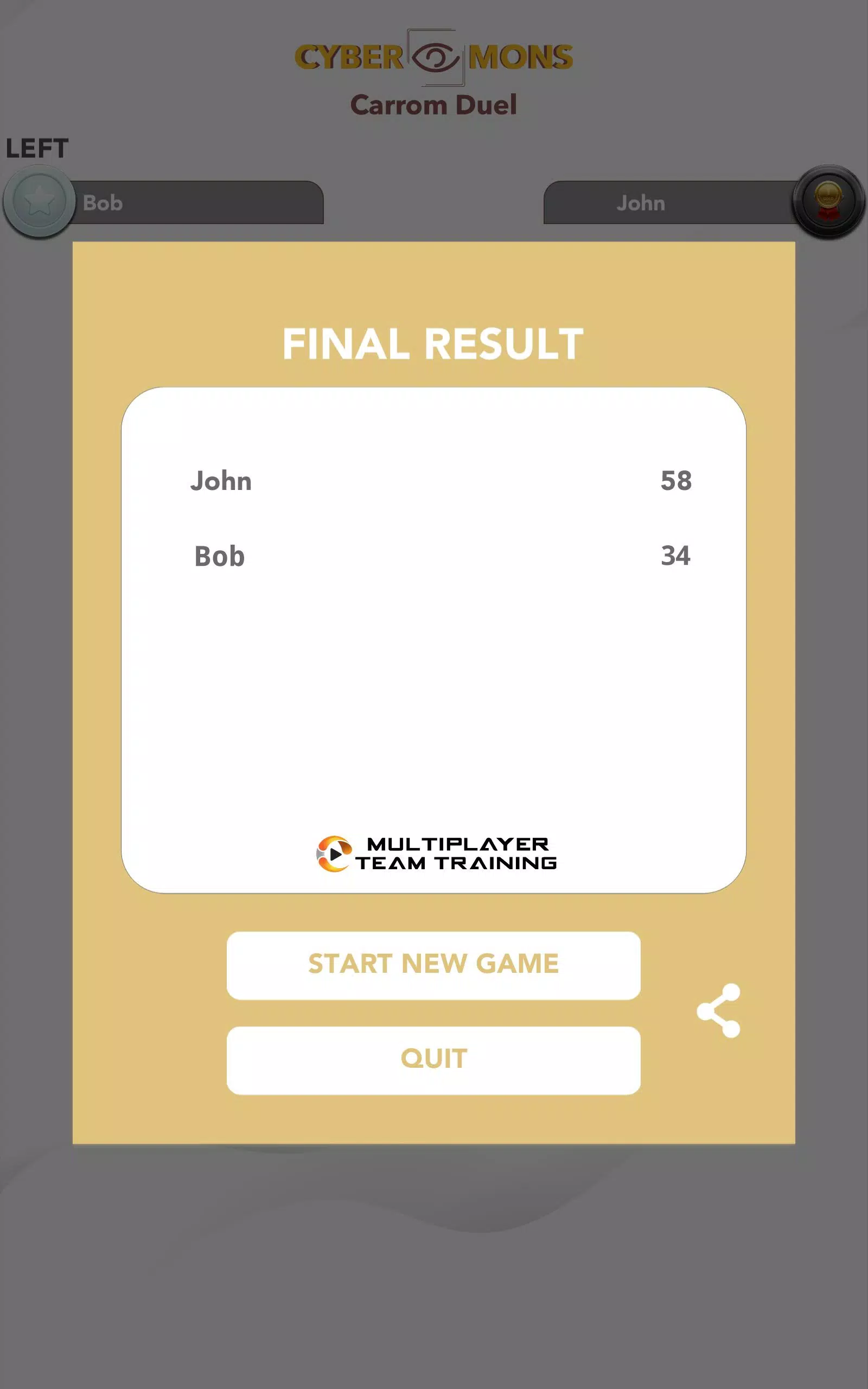 MTT-Carrom Duel Screenshot4