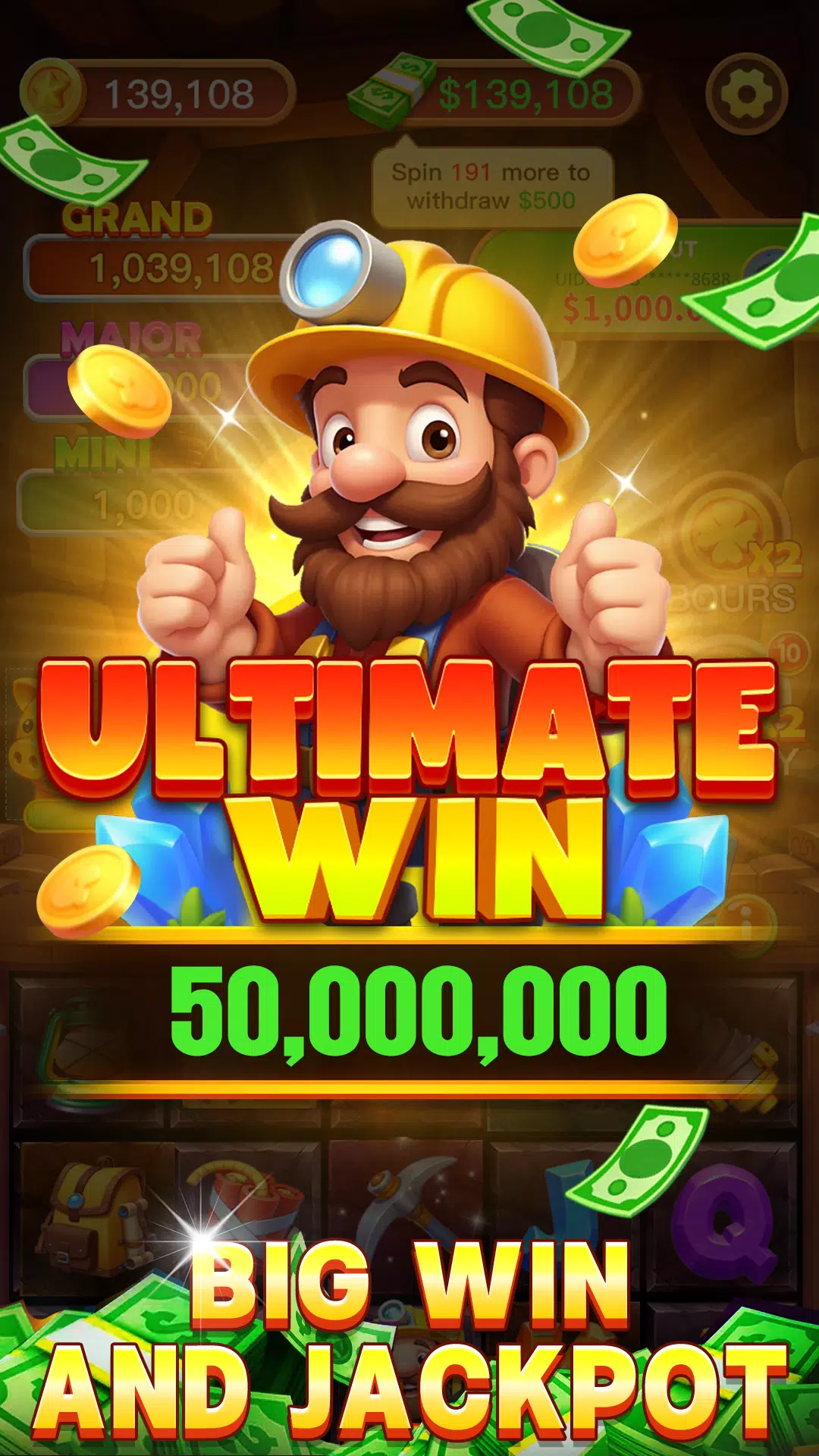 Gold Rush-Miner Slot Screenshot4