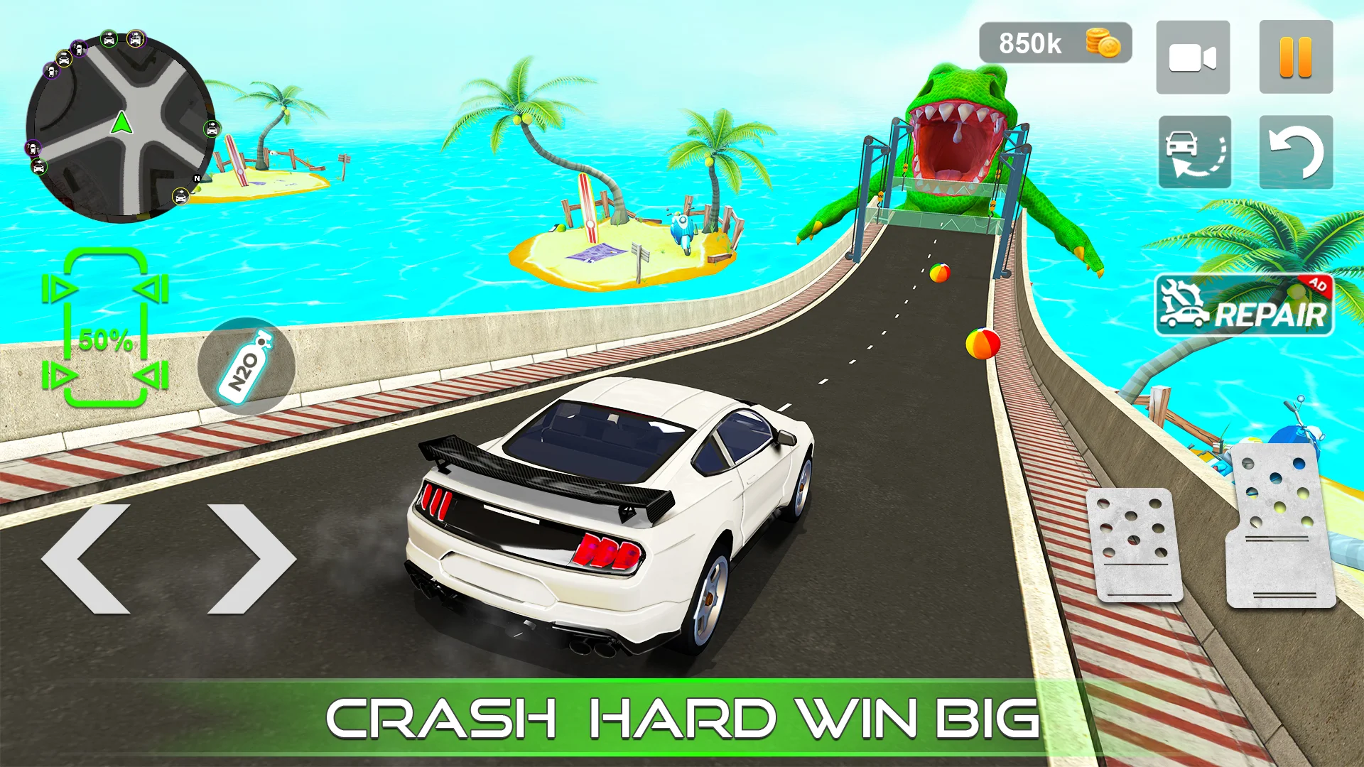 Car Crash Games Mega Car Games Screenshot2