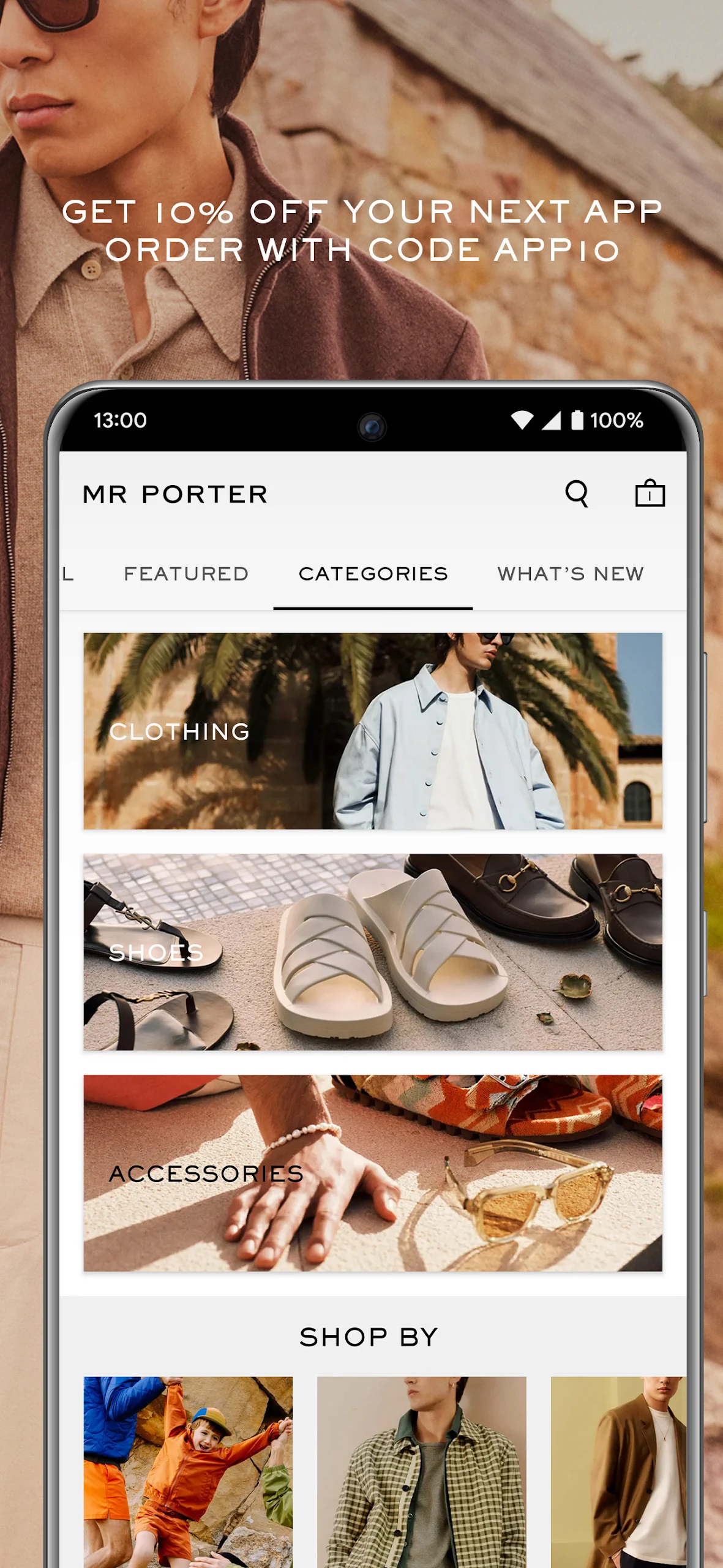 MR PORTER: Shop men’s fashion Screenshot3