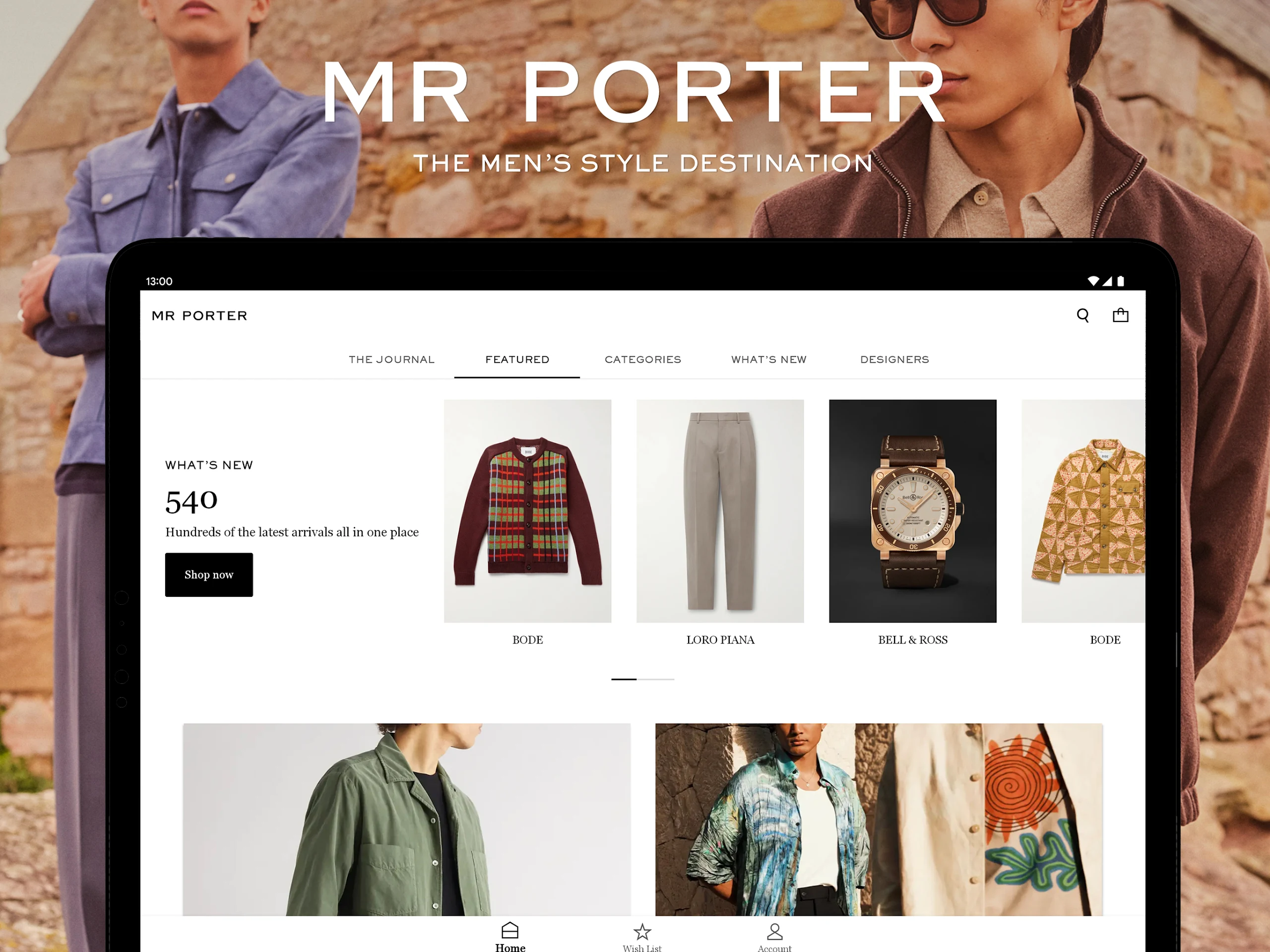 MR PORTER: Shop men’s fashion Screenshot8