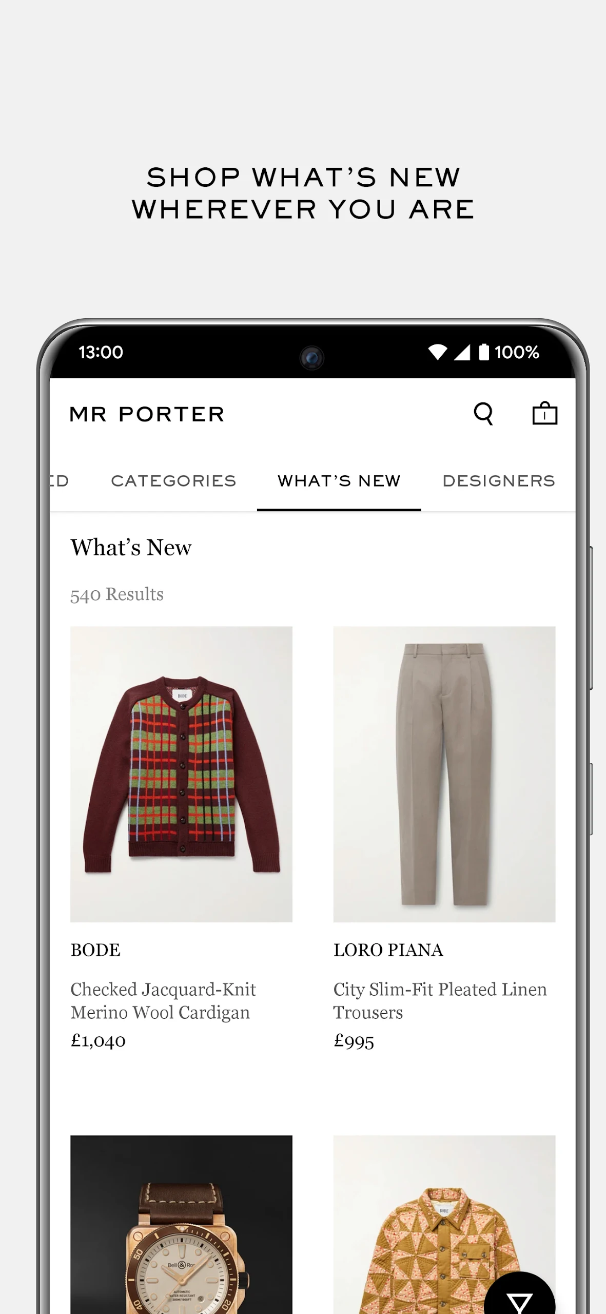 MR PORTER: Shop men’s fashion Screenshot4