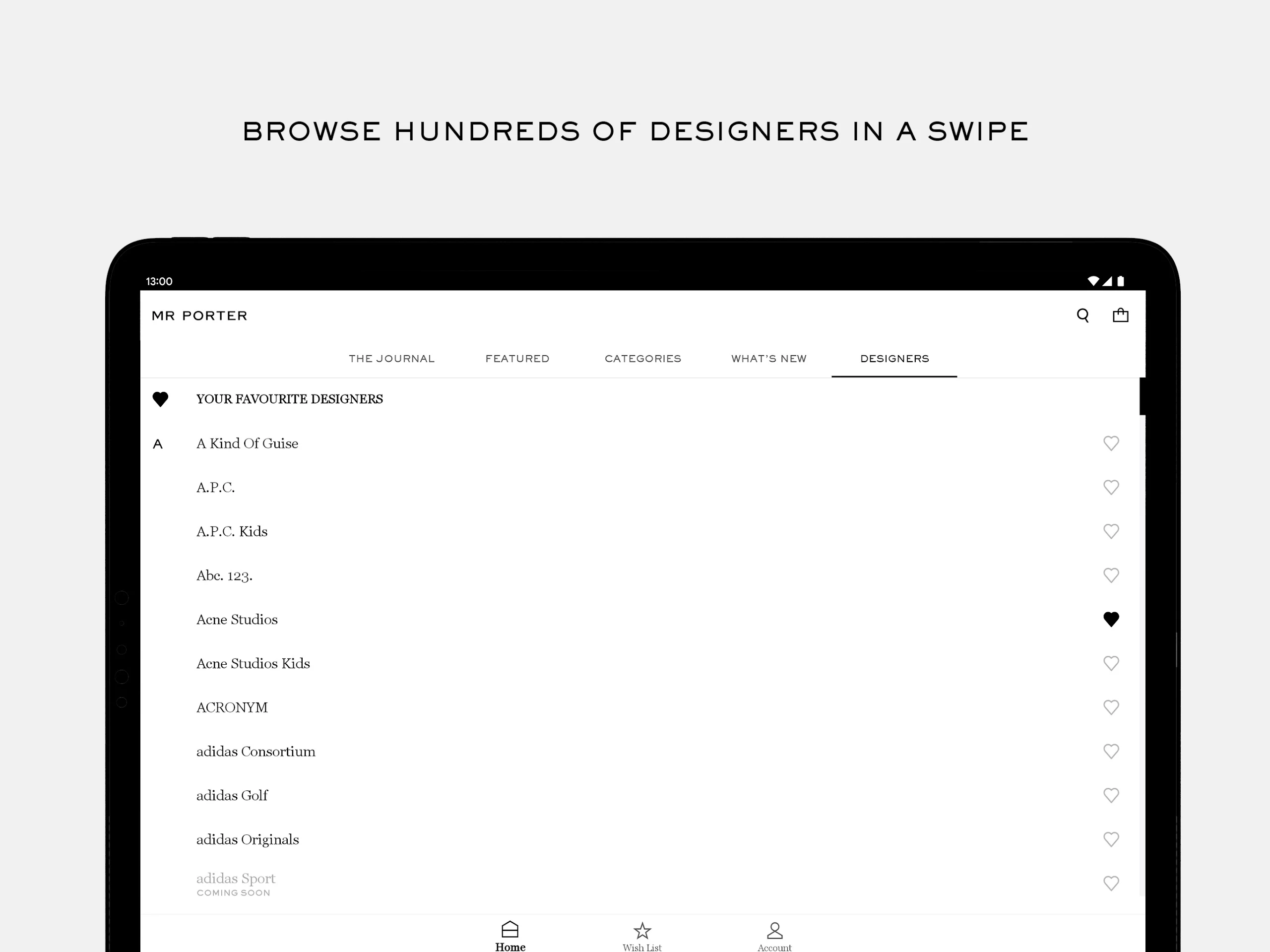 MR PORTER: Shop men’s fashion Screenshot10