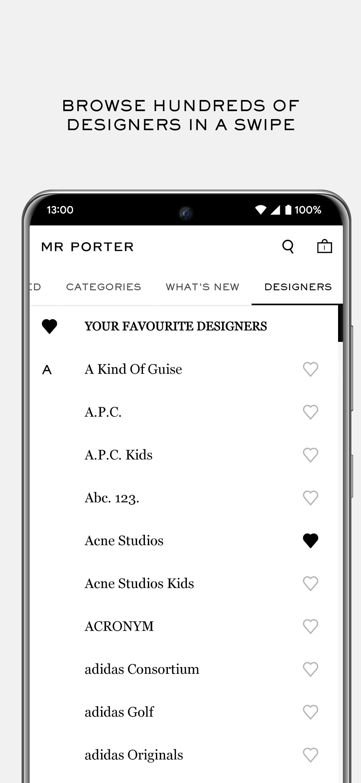 MR PORTER: Shop men’s fashion Screenshot5