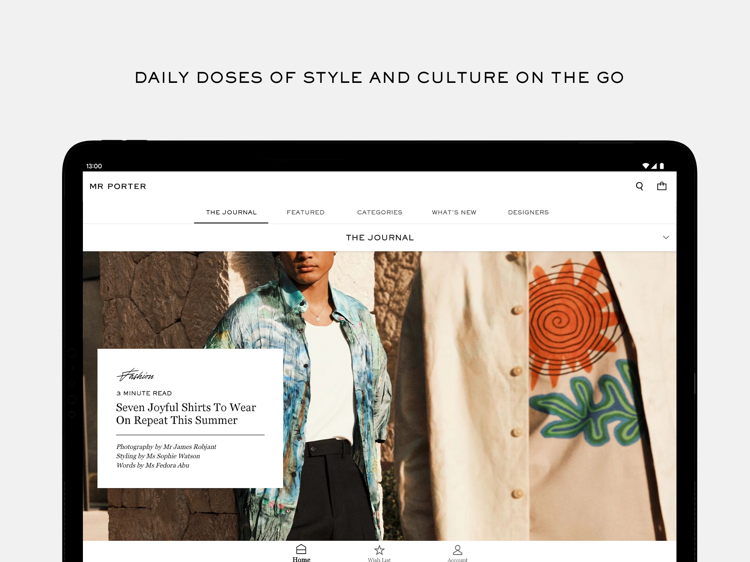 MR PORTER: Shop men’s fashion Screenshot13