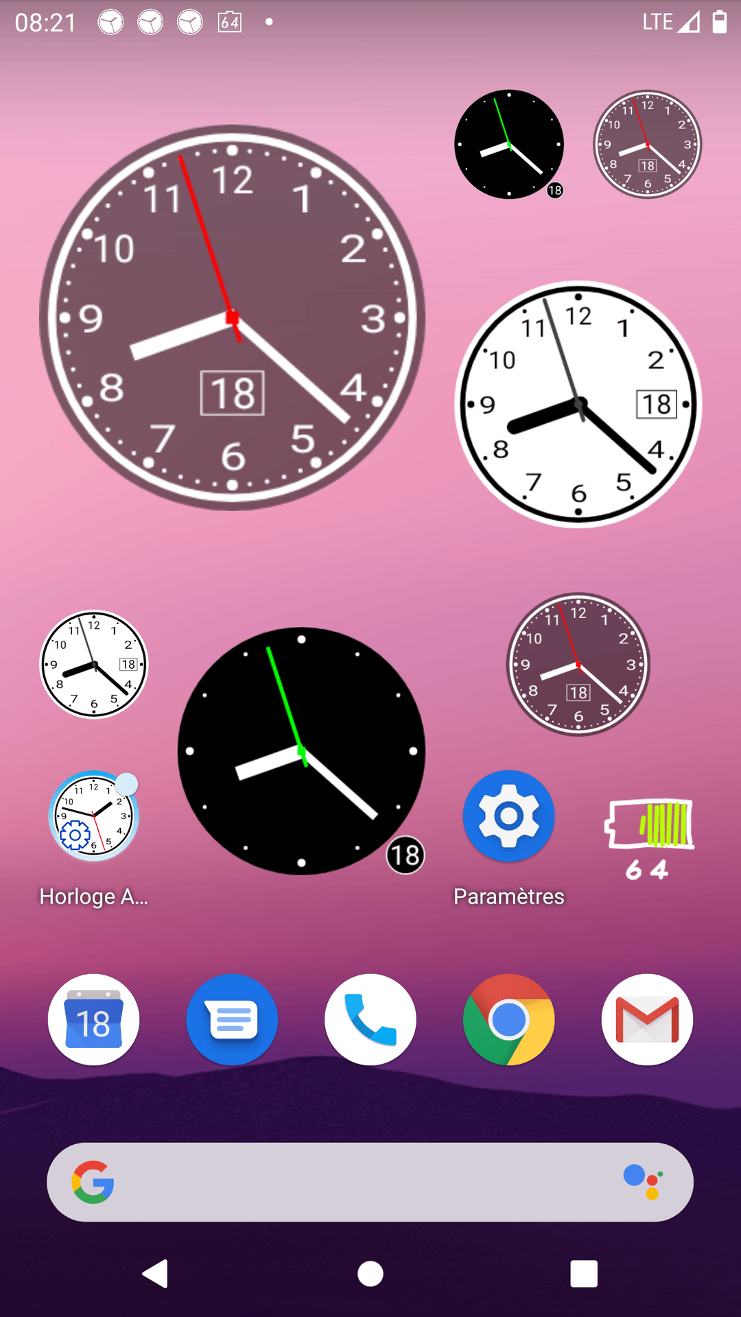 Simple Analog Clock [Widget] Screenshot1