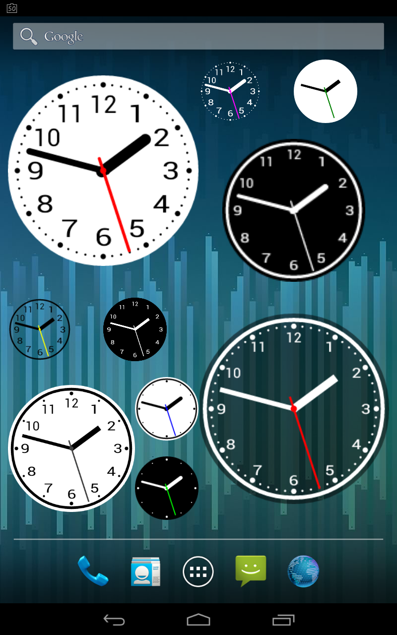 Simple Analog Clock [Widget] Screenshot2