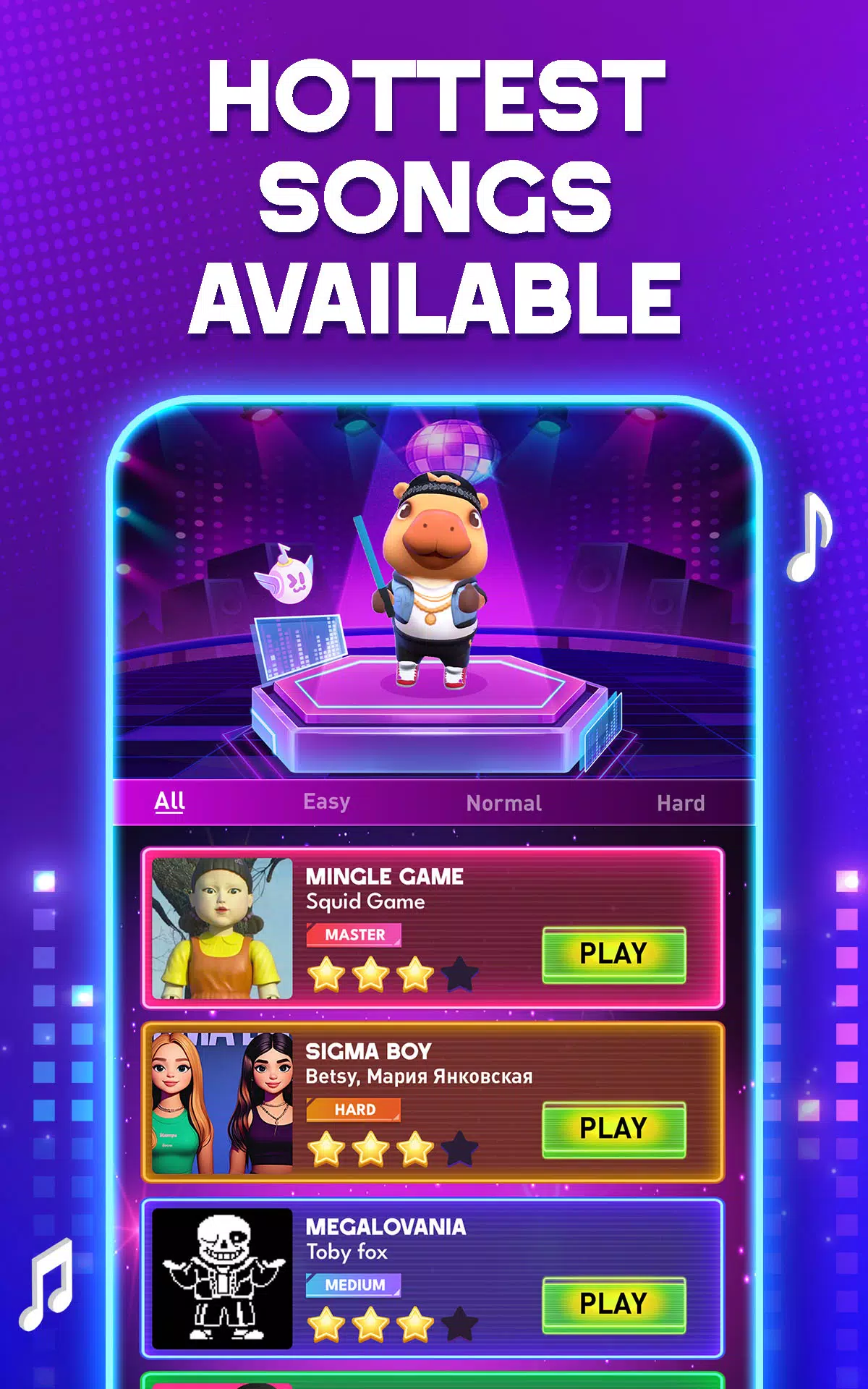 Capy Saber Surf: 3D Dance Rush Screenshot5
