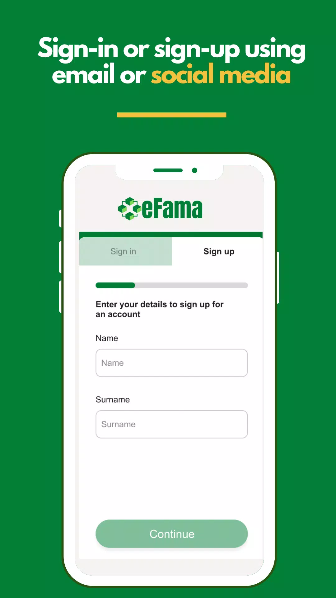 eFama App Screenshot3