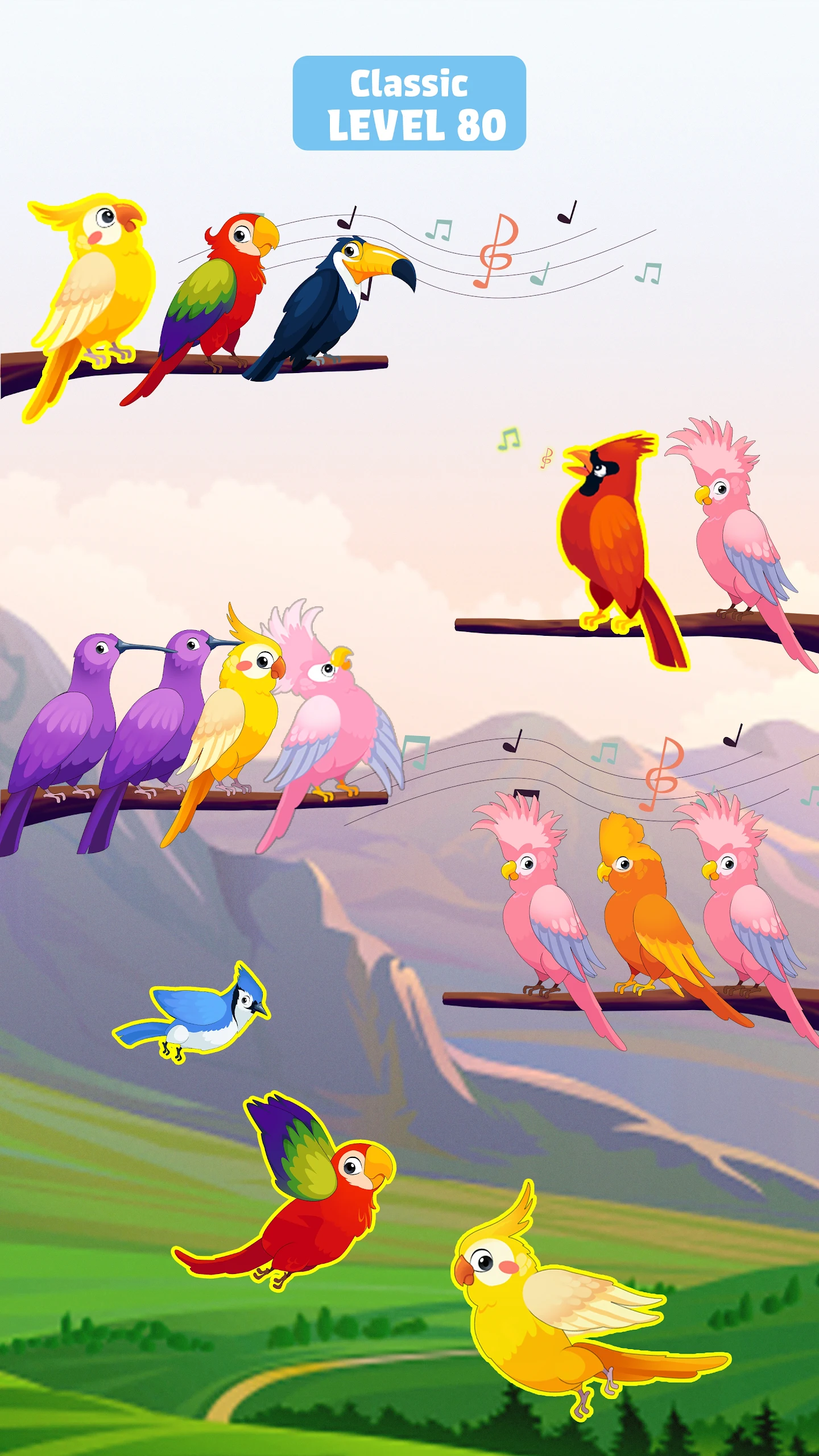 Bird Sort - Color Birds Game Screenshot23