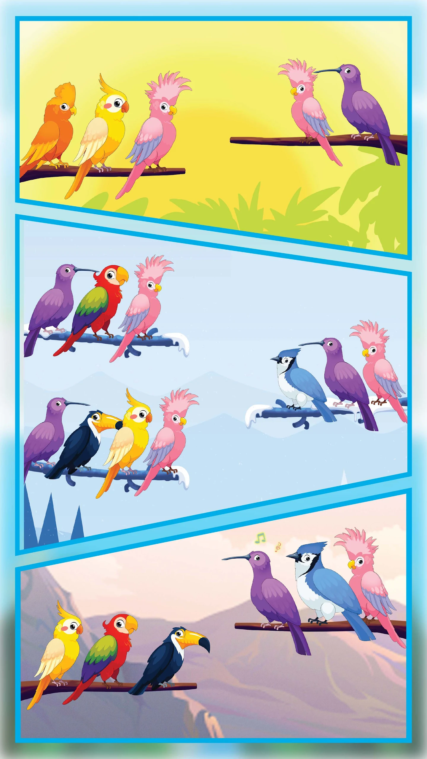 Bird Sort - Color Birds Game Screenshot24