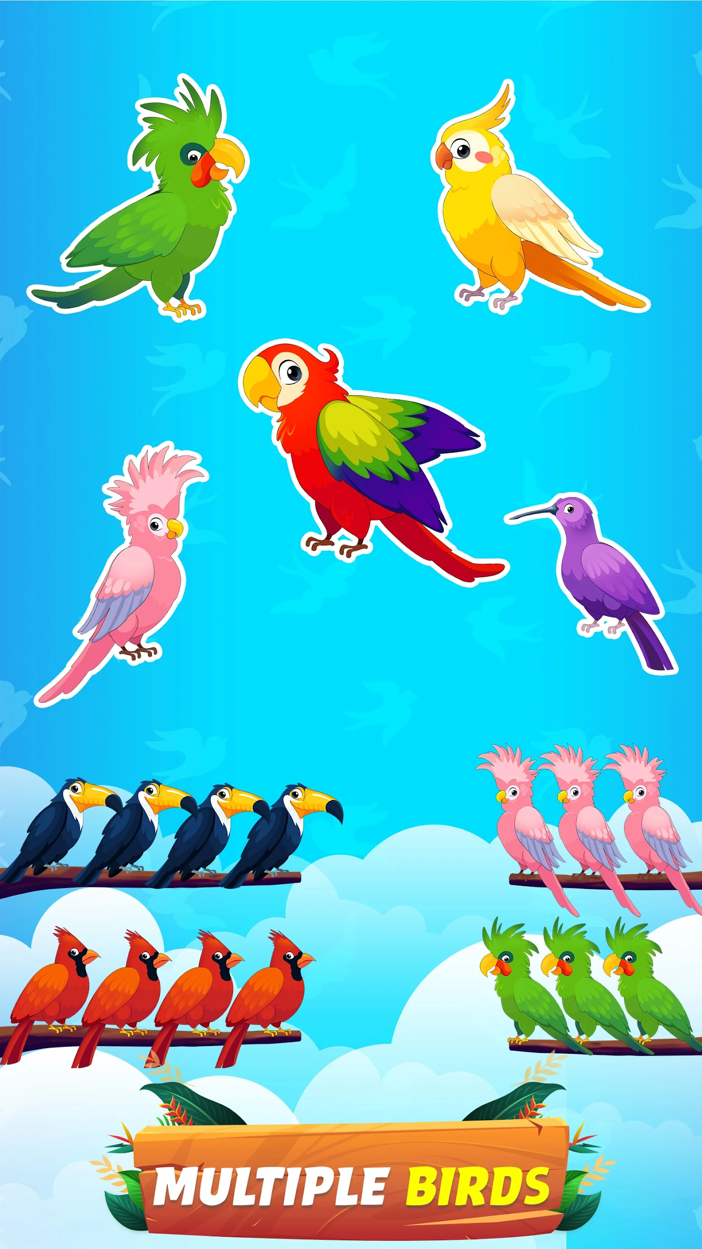 Bird Sort - Color Birds Game Screenshot9