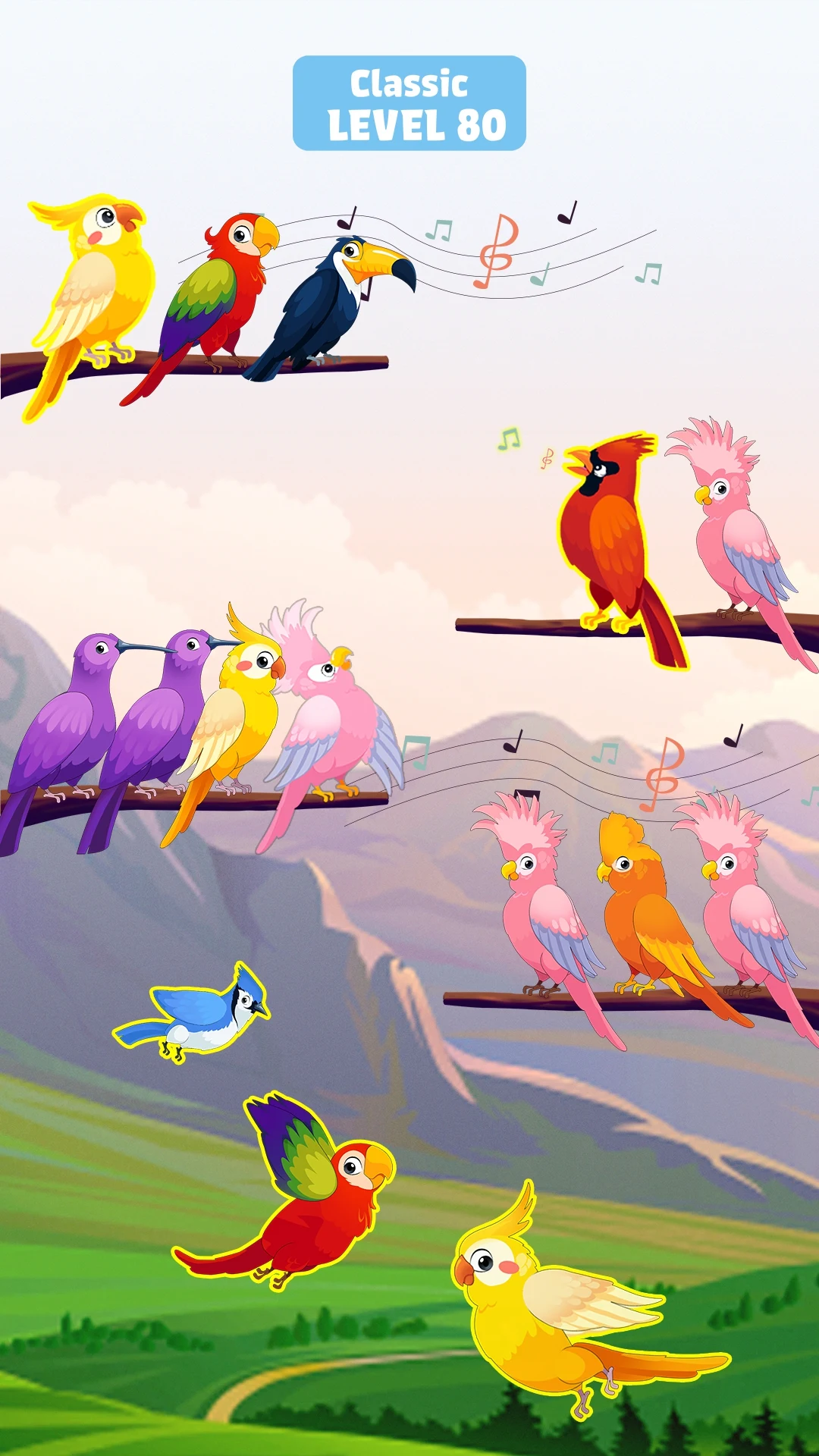 Bird Sort - Color Birds Game Screenshot7